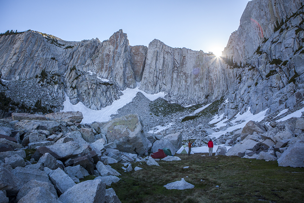 Climbing in the Lone Peak Cirque