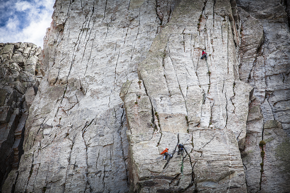 Climbing in the Lone Peak Cirque