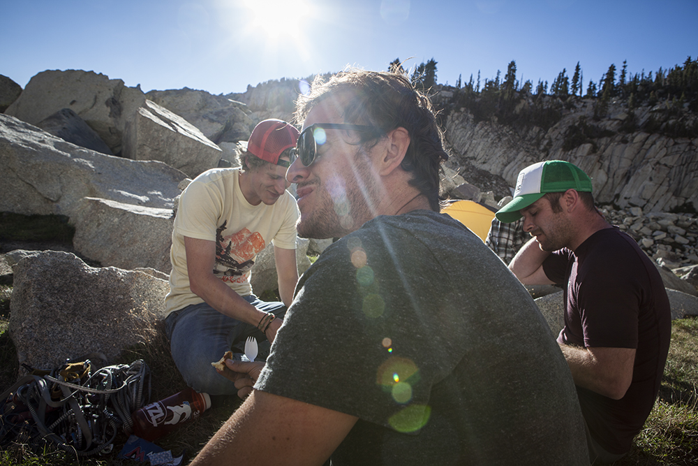 Climbing in the Lone Peak Cirque