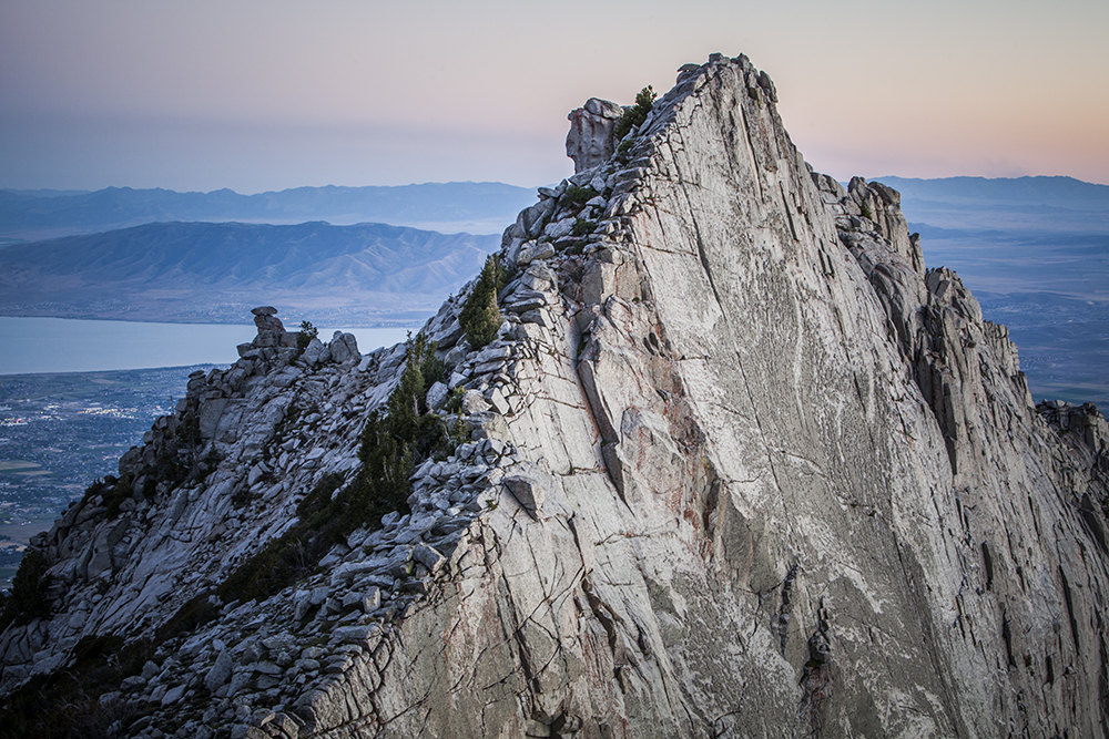 Climbing in the Lone Peak Cirque