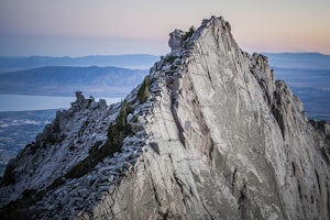 Climbing in the Lone Peak Cirque