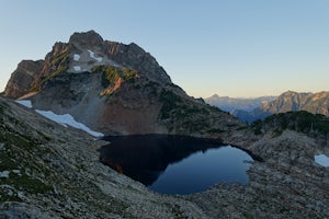 Foggy Lake via Gothic Basin