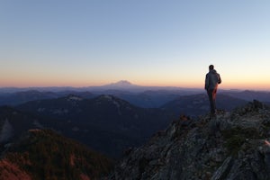 Scramble up Kaleetan Peak