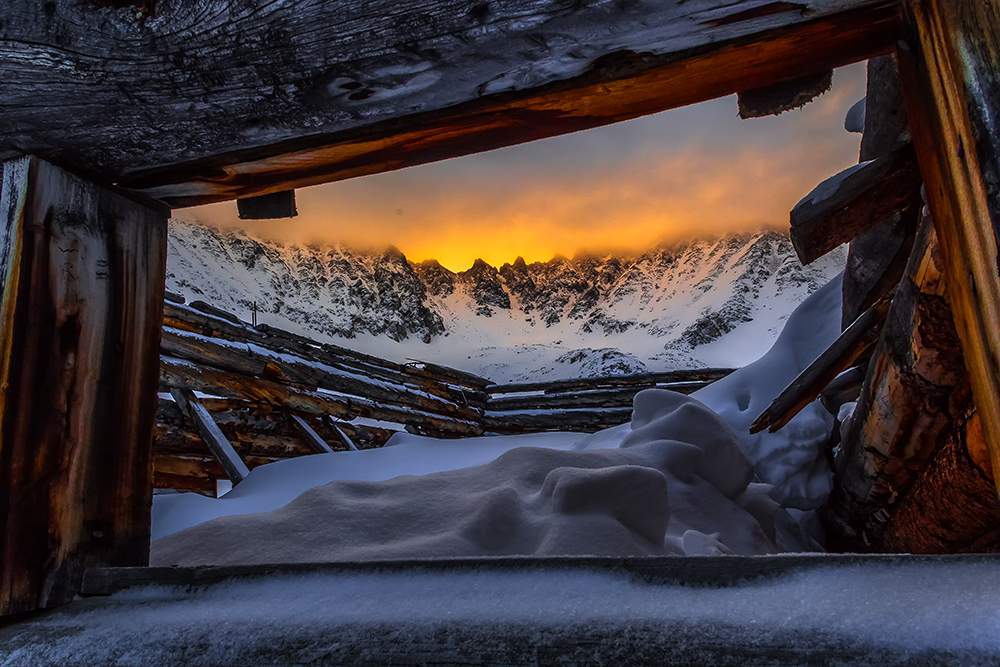 Snowshoe the Mayflower Gulch, Frisco, Colorado