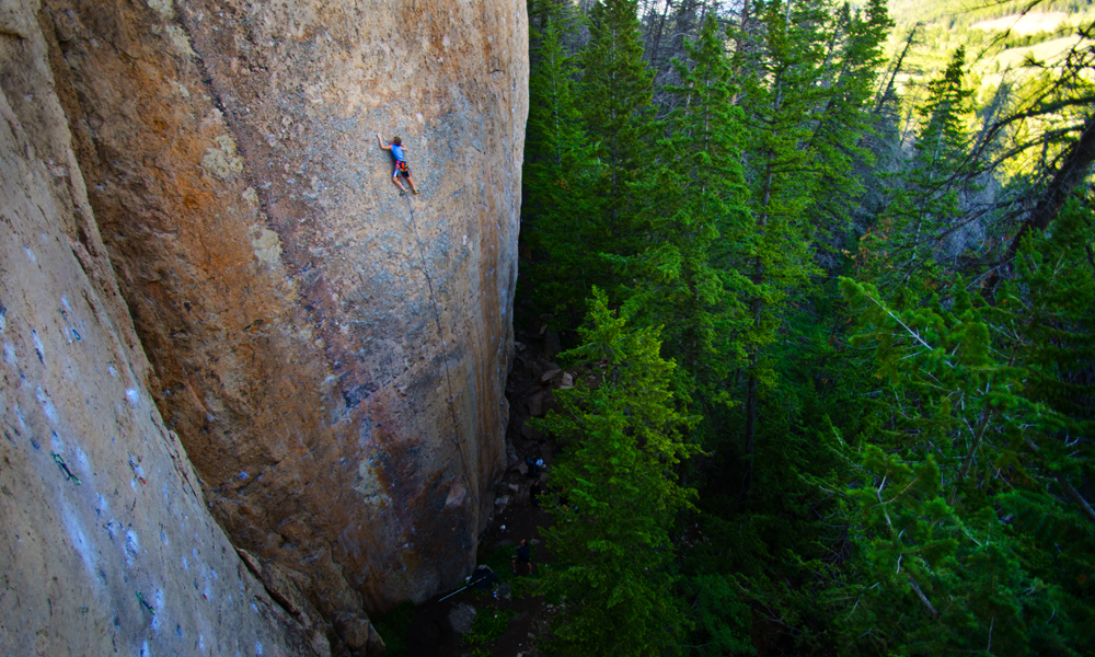 Rock Climbing Ten Sleep, Ten Sleep, Wyoming