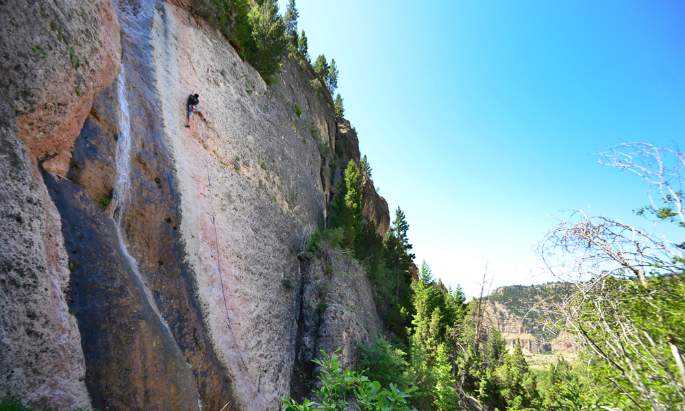 Rock Climbing Ten Sleep