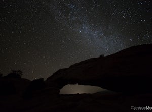 Night Photography at Mesa Arch