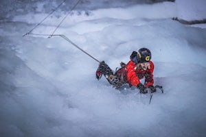 Ice Climbing Provo Canyon