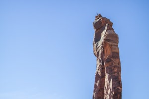 Climbing Moses in Canyonlands