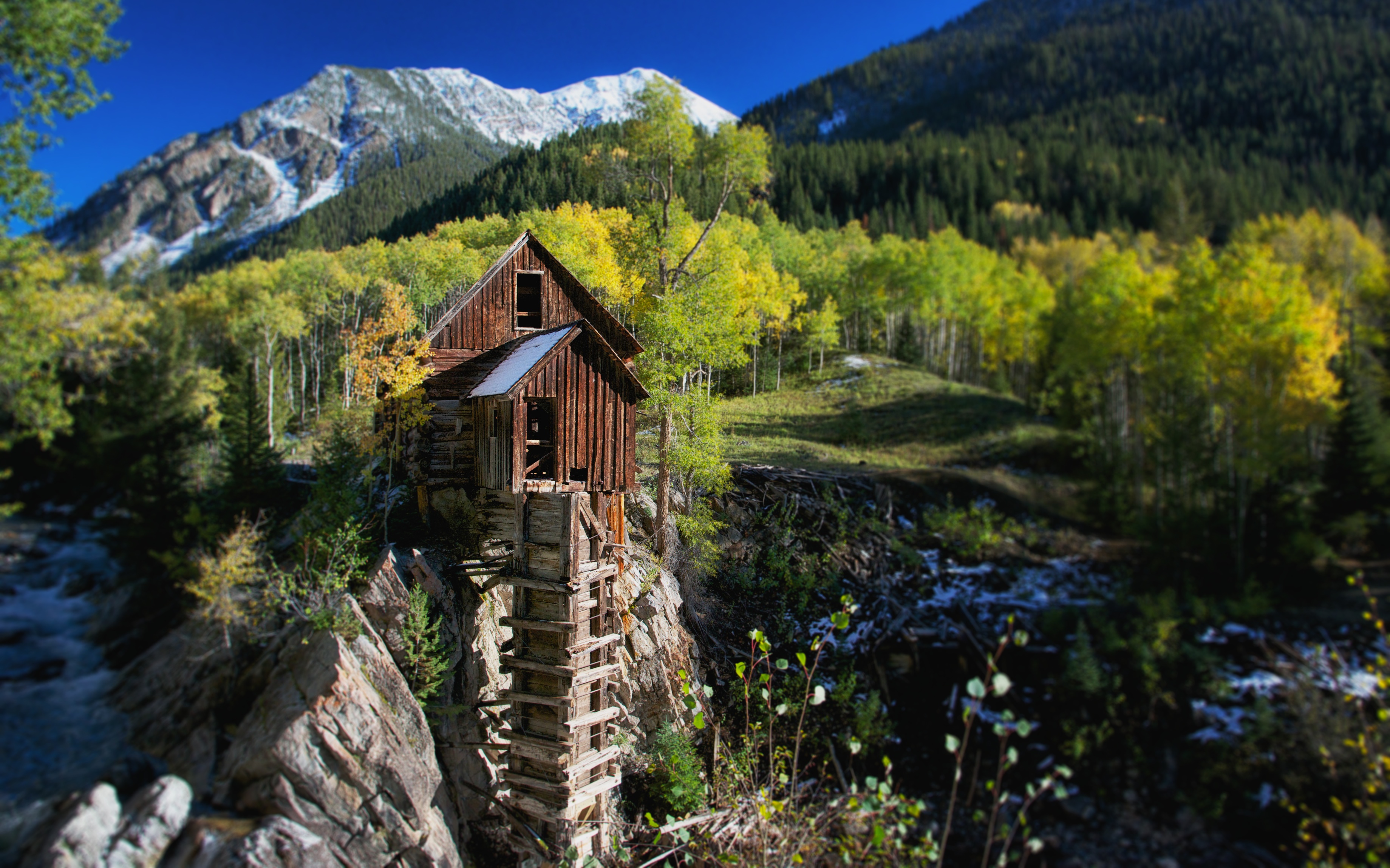 Lizard Lake and Crystal Mill