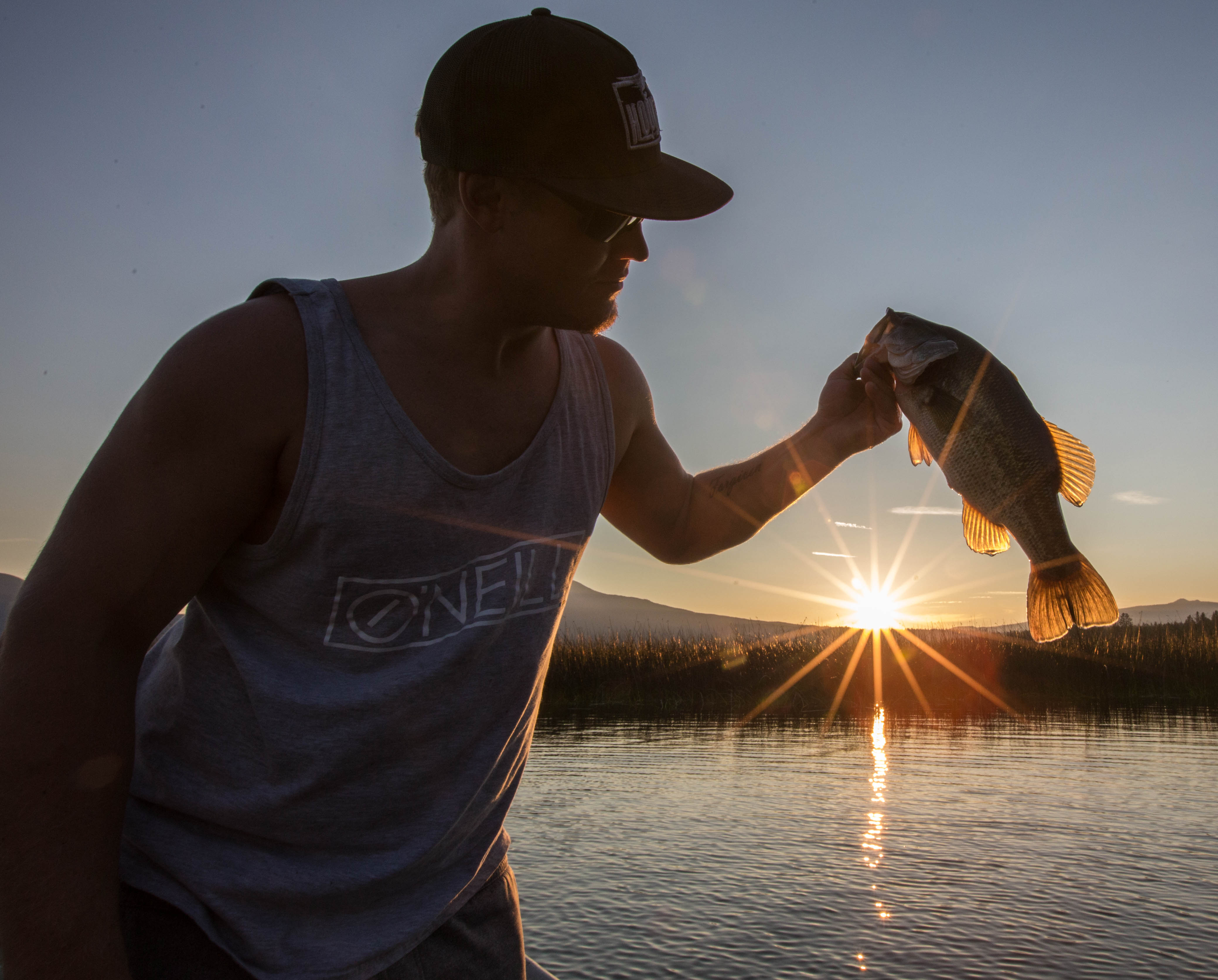 Fly Fish on Davis Lake 
