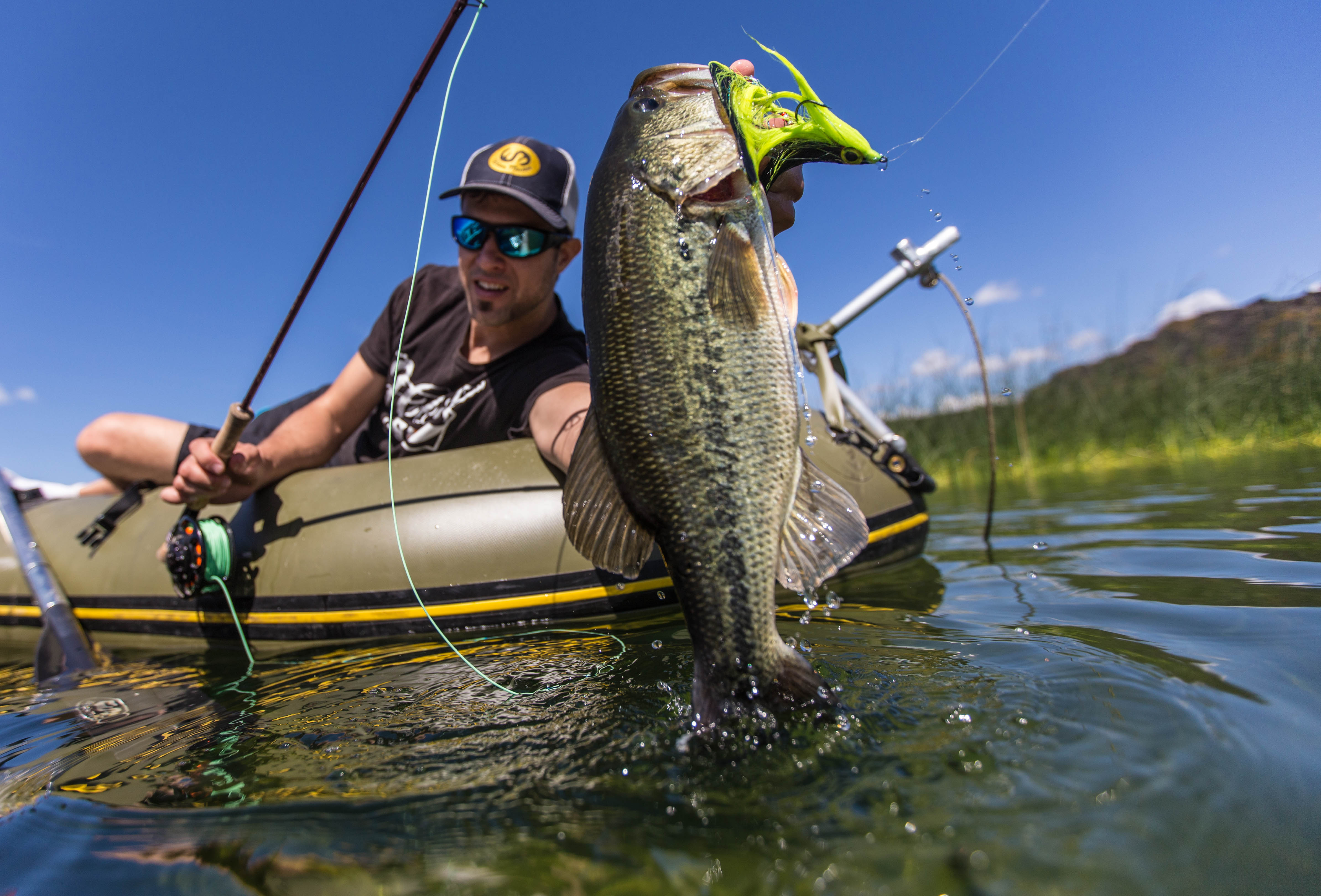 Fly Fish on Davis Lake , Crescent, Oregon