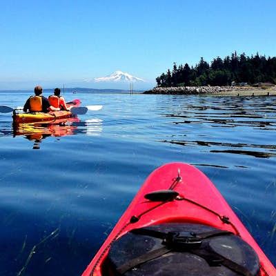 Kayaking at Point Doughty State Park