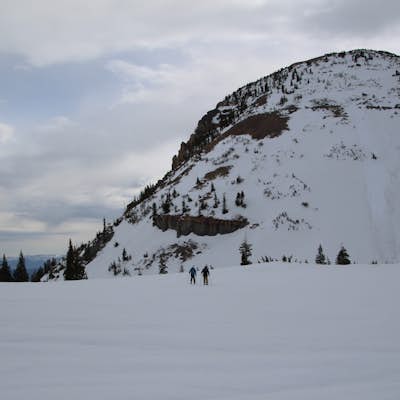 Skiing Utah's Mount Timpanogos