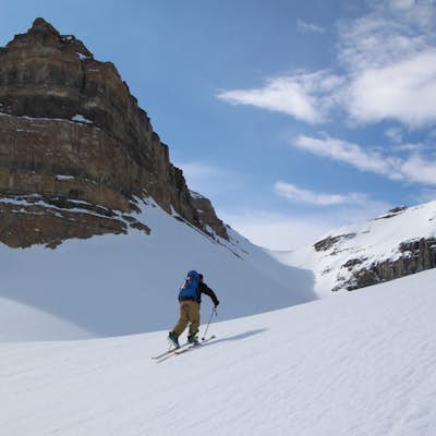 Skiing Utah's Mount Timpanogos