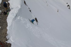 Skiing Utah's Mount Timpanogos