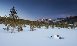 Camping and Skiing at Lily Lake 