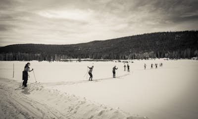 Camping and Skiing at Lily Lake 