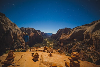 Hike Angels Landing at Night, Angels Landing