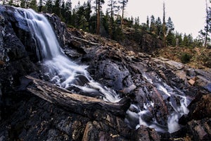 Photograph Fallen Leaf Lake's Cascading Falls