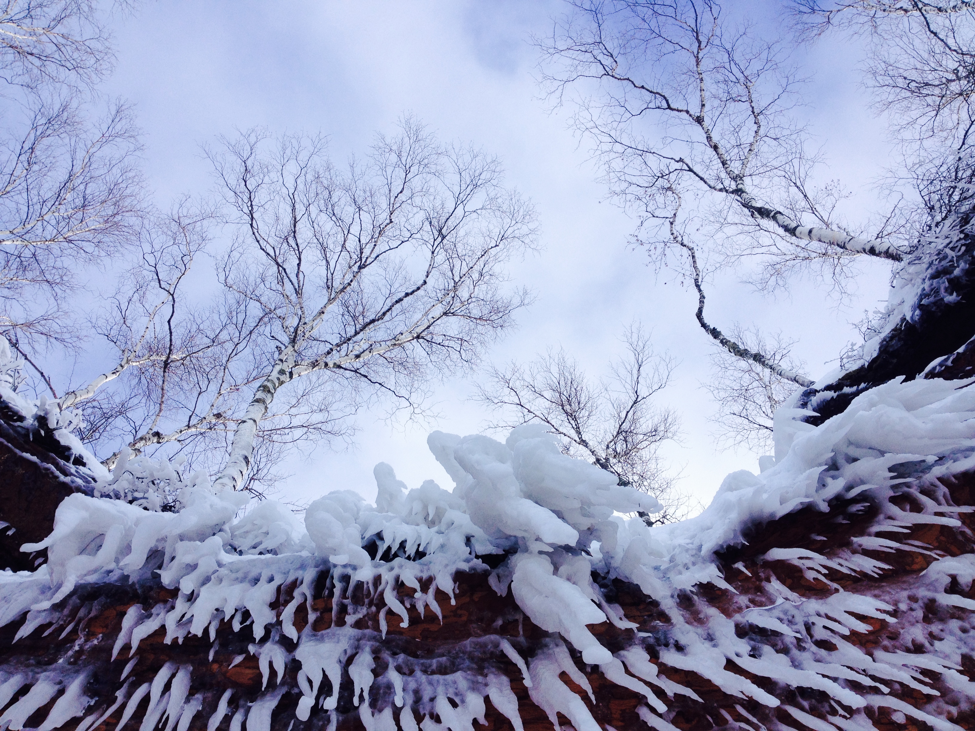 Hike the Lake Superior Ice Caves 