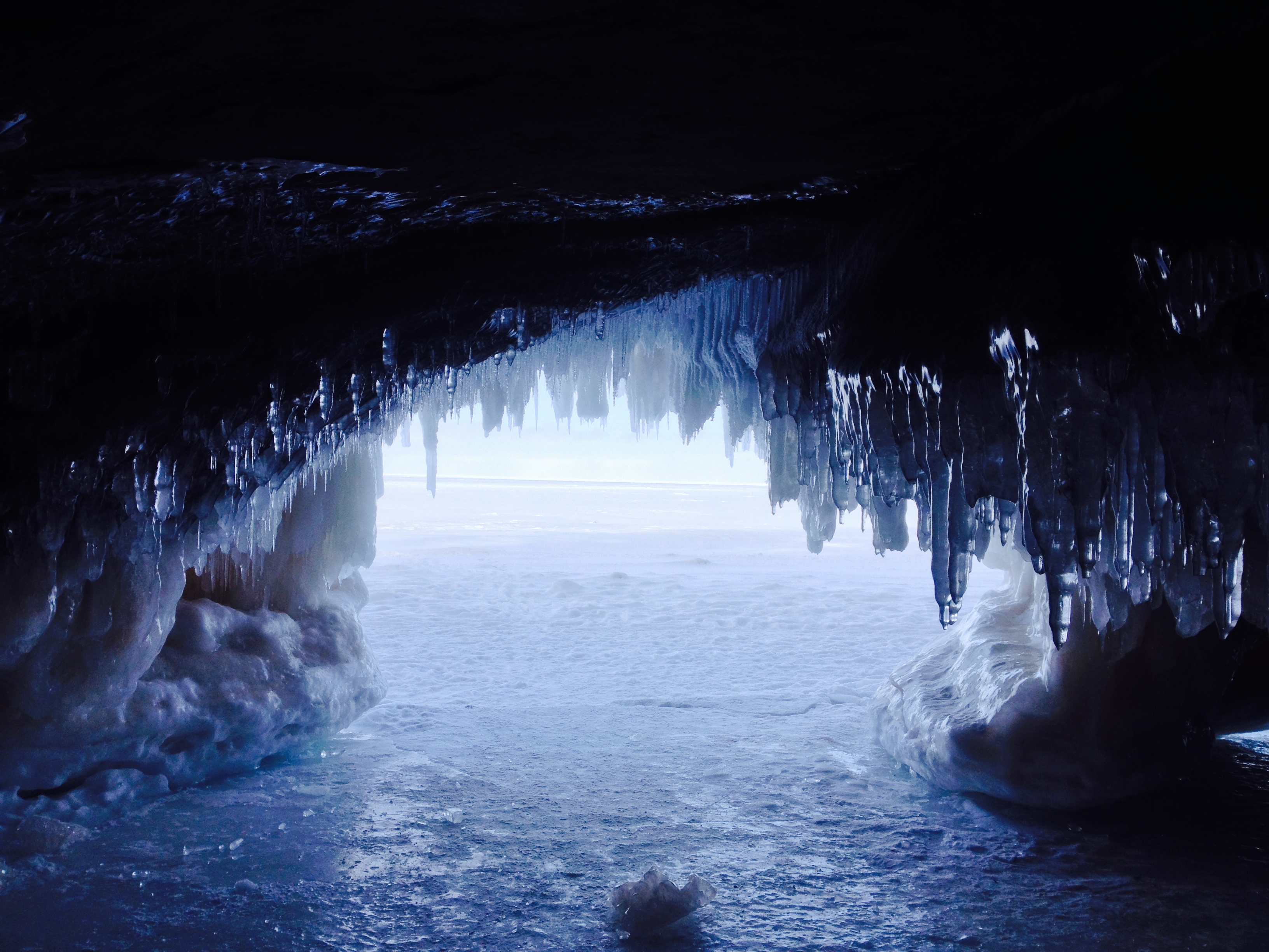 Hike the Lake Superior Ice Caves 