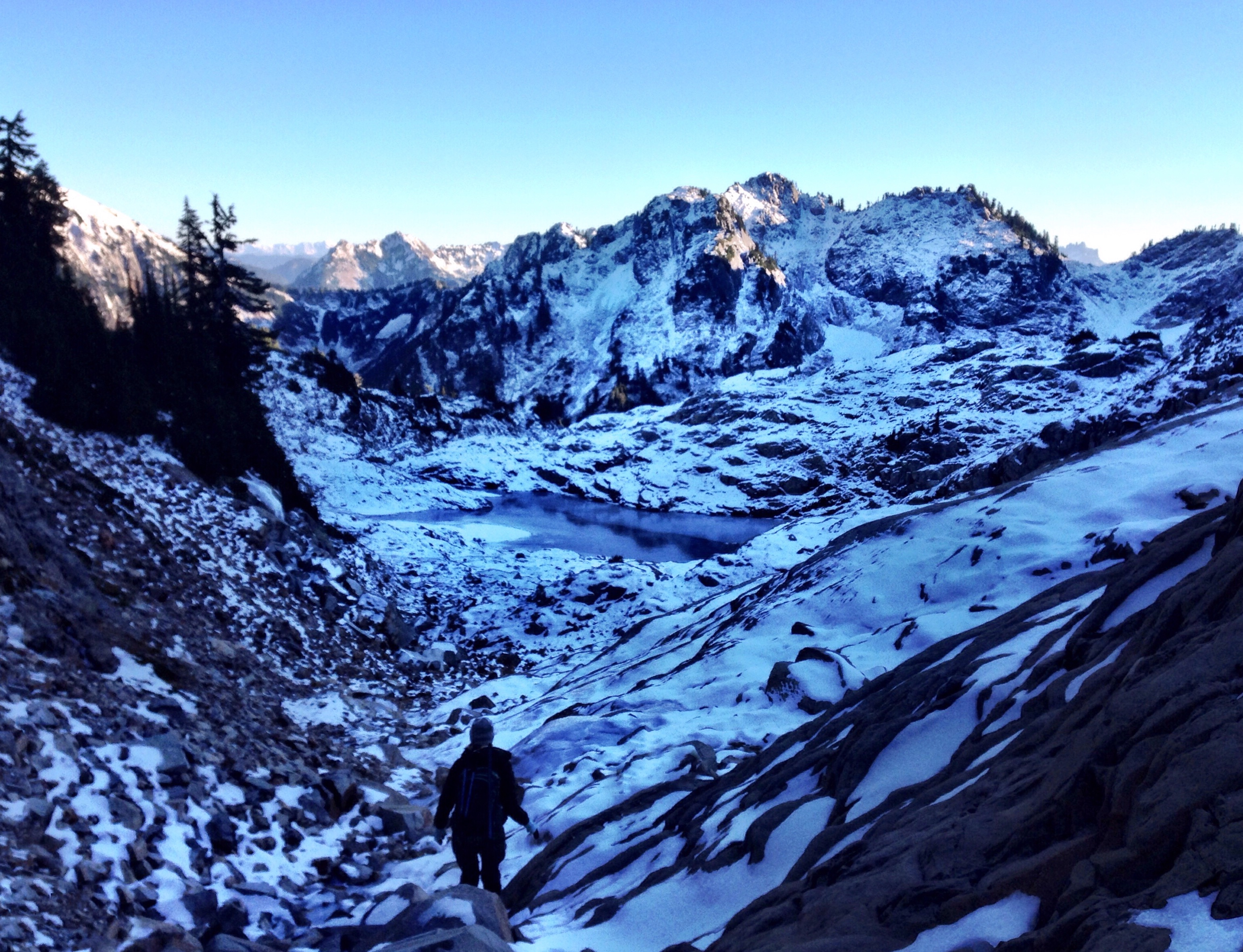 Winter Hike to Gothic Basin