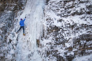 Ice Climbing Pipe Dream 