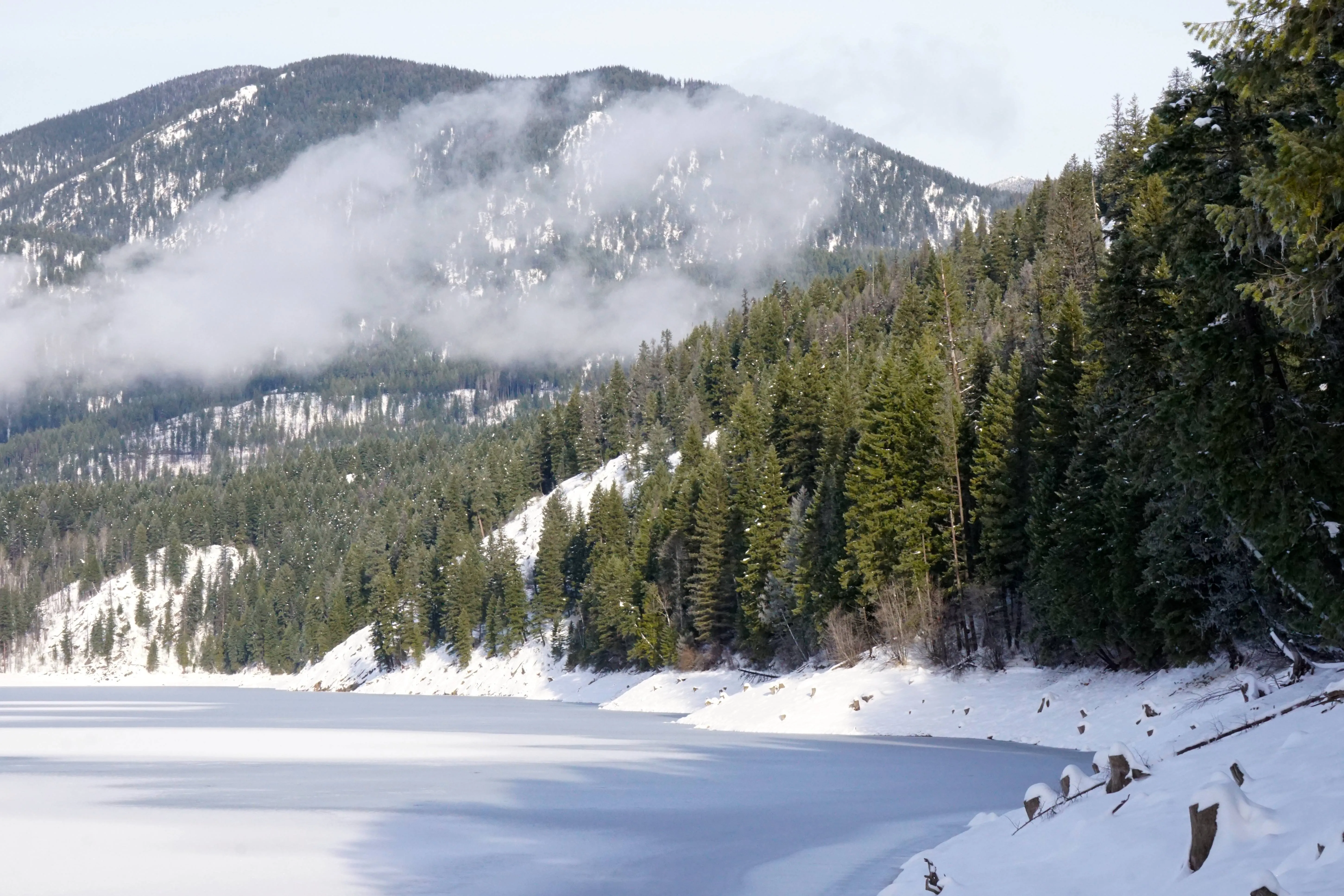 Snowshoe Sullivan Lake