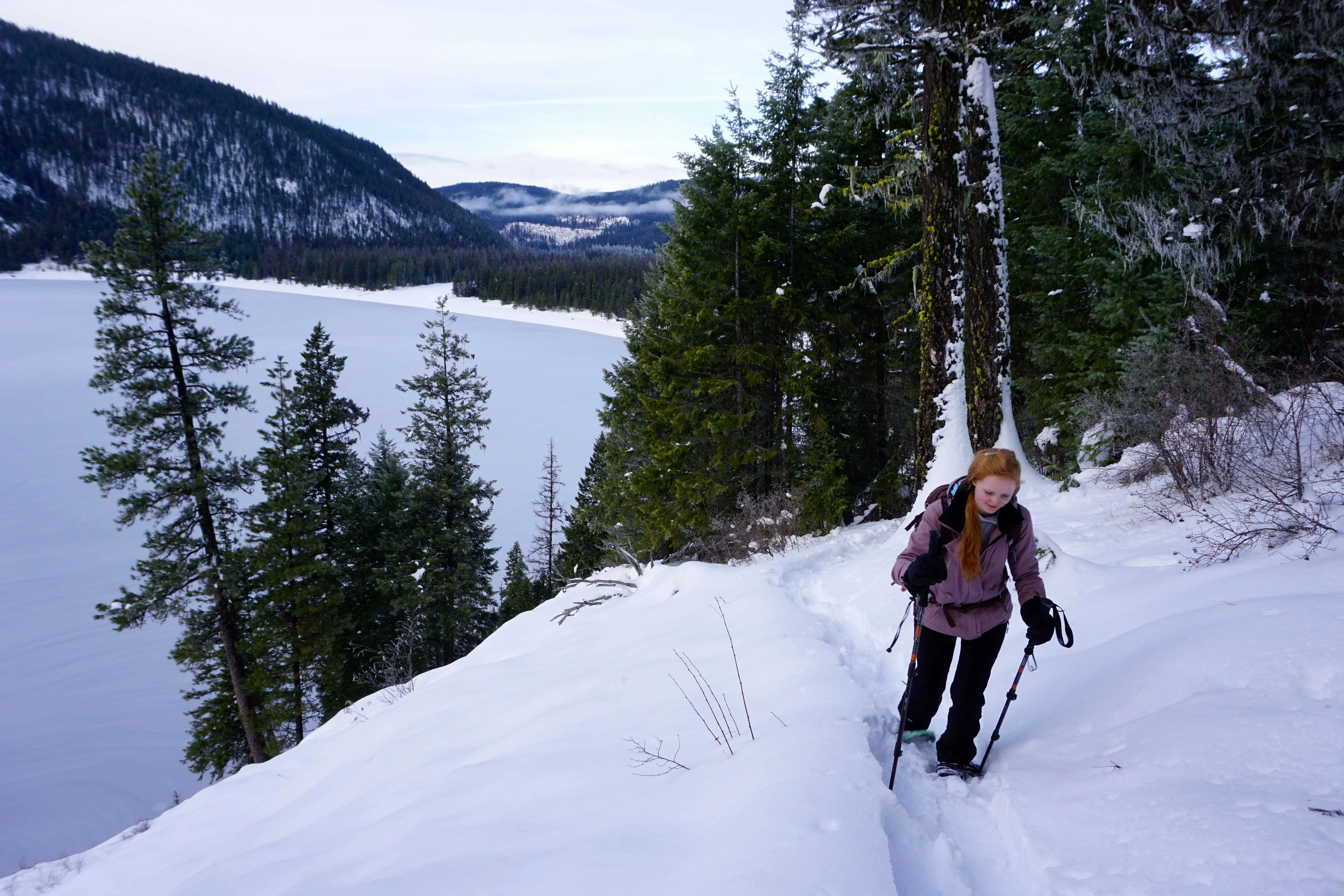Snowshoe Sullivan Lake