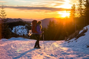 Snowshoe or Ski to Mt. Tahoma High Hut