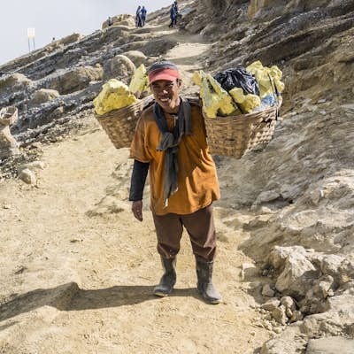 Hiking the Ijen Crater