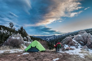 Camp at Coulson Gulch