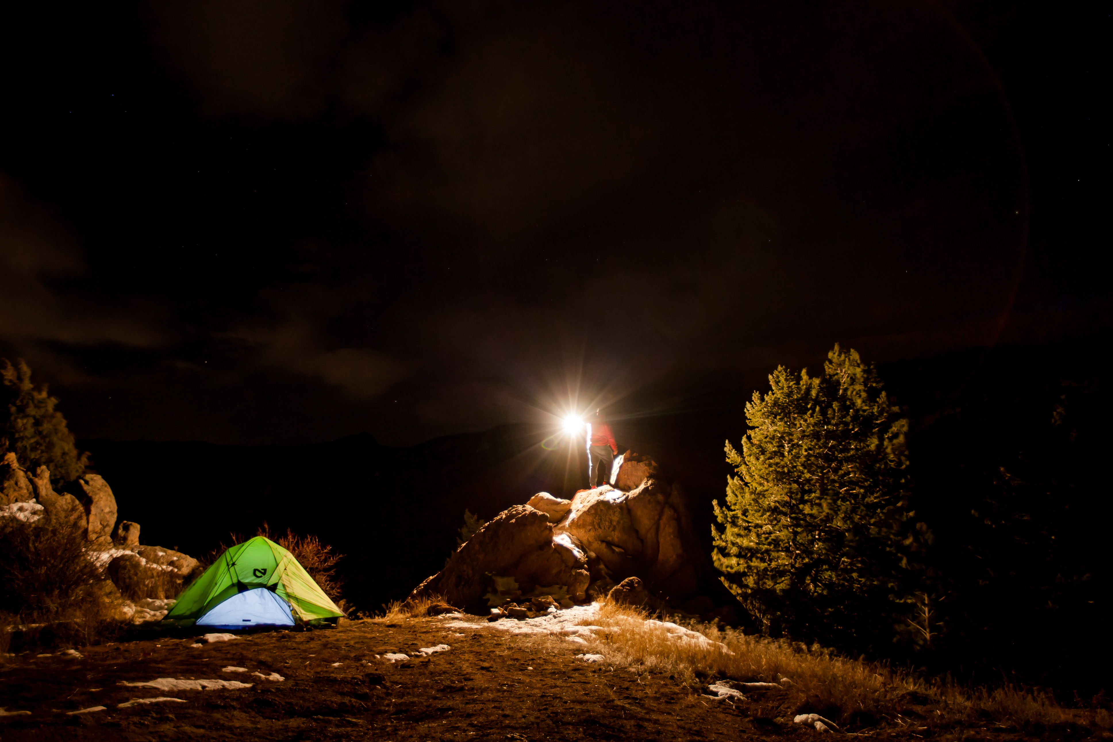 Camp at Coulson Gulch