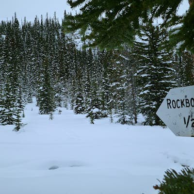Snowshoe to Rockbound Lake