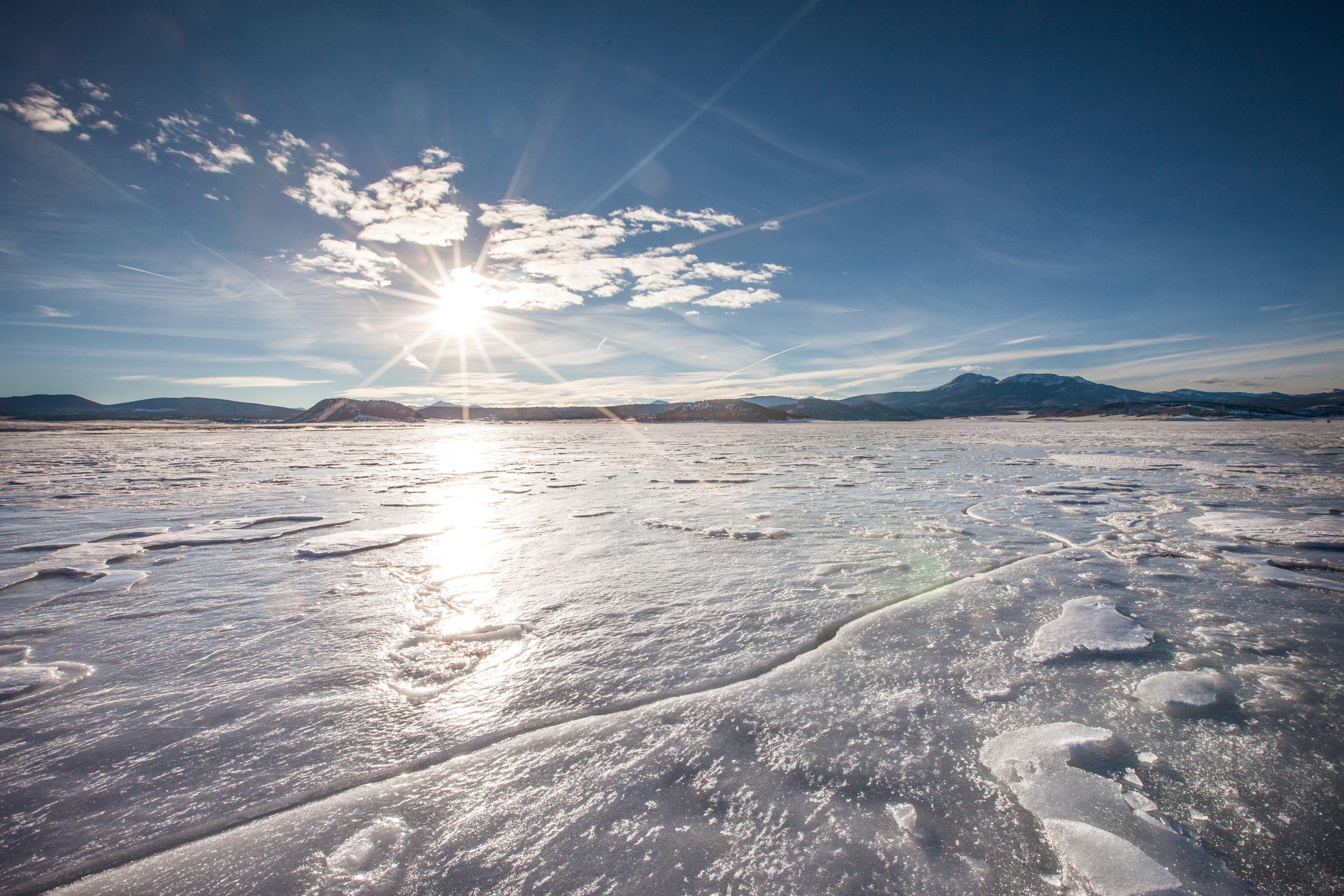 Ice Fishing Antero Reservoir 