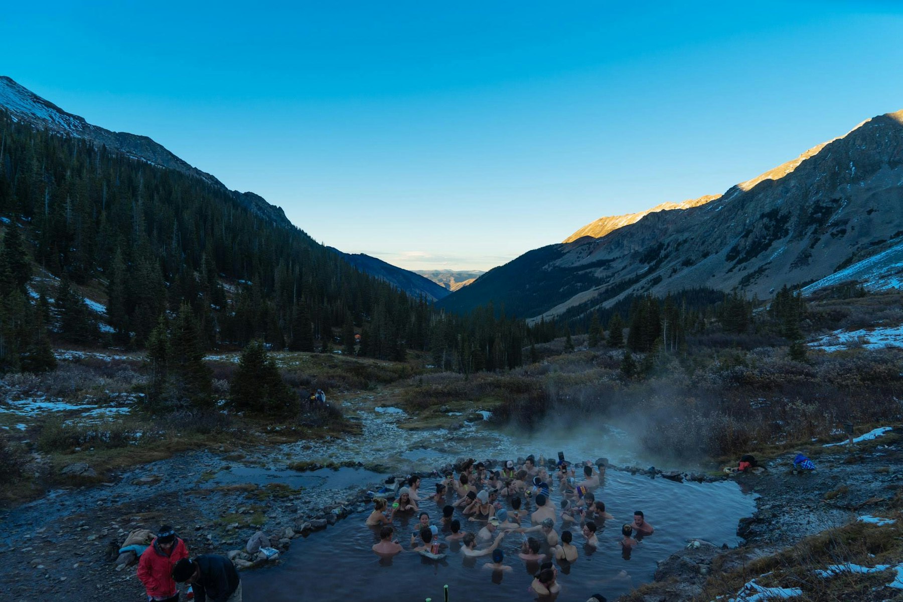 Soaking in Colorado's Conundrum Hot Springs - Leave No Trace