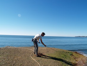 Rock Climbing Mickey's Beach