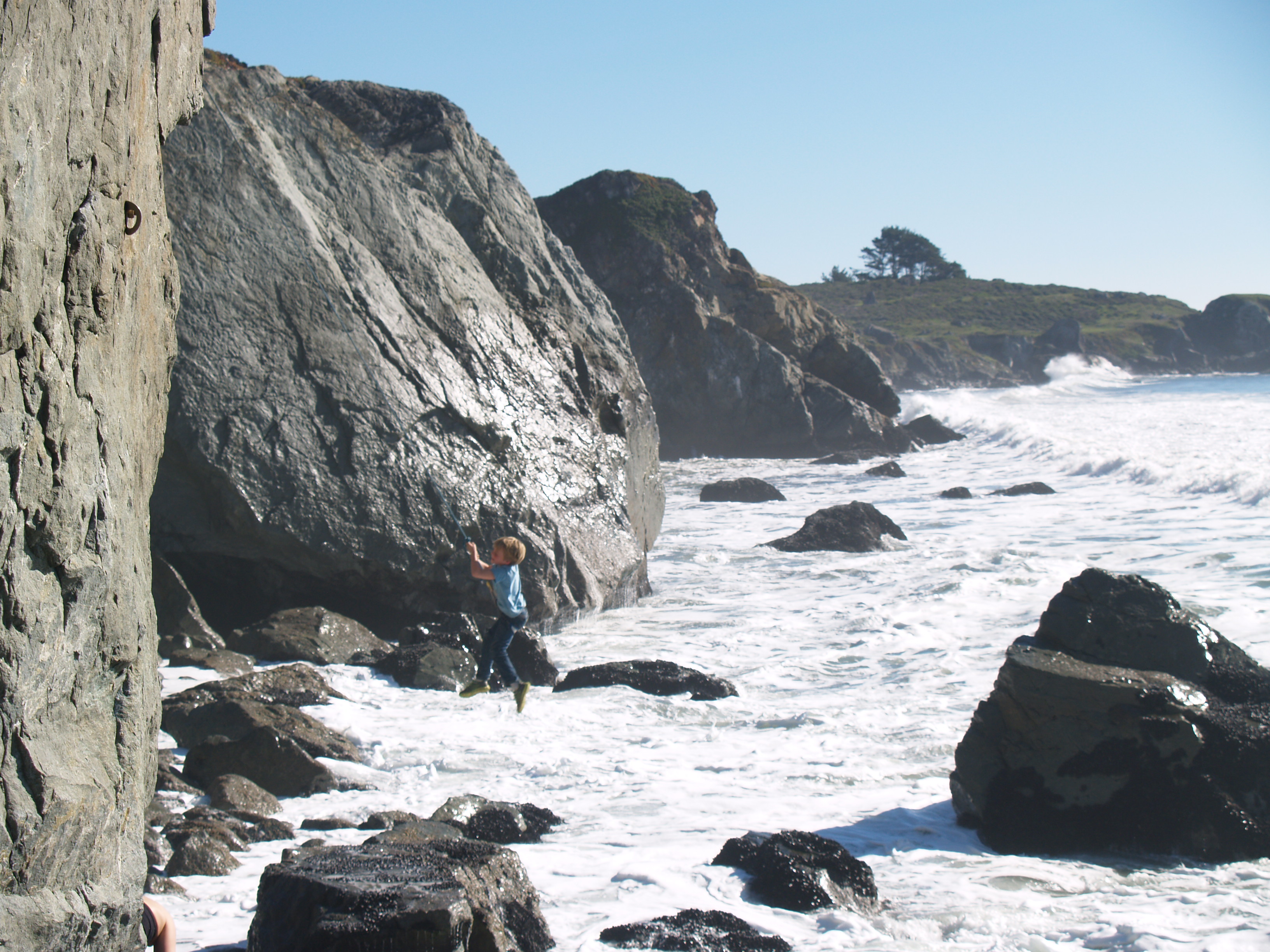 Rock Climbing Mickey's Beach