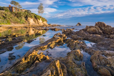 Exploring the Arches at Little Corona del Mar, Little Corona del Mar Beach