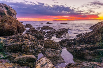 Exploring the Arches at Little Corona del Mar, Little Corona del Mar Beach