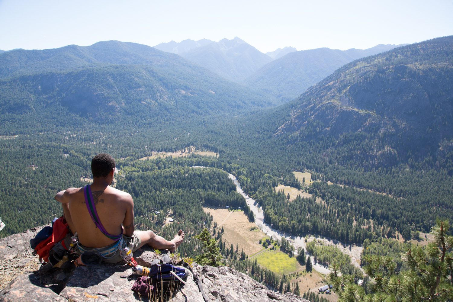 Mult-Pitch Climbing in the Methow Valley