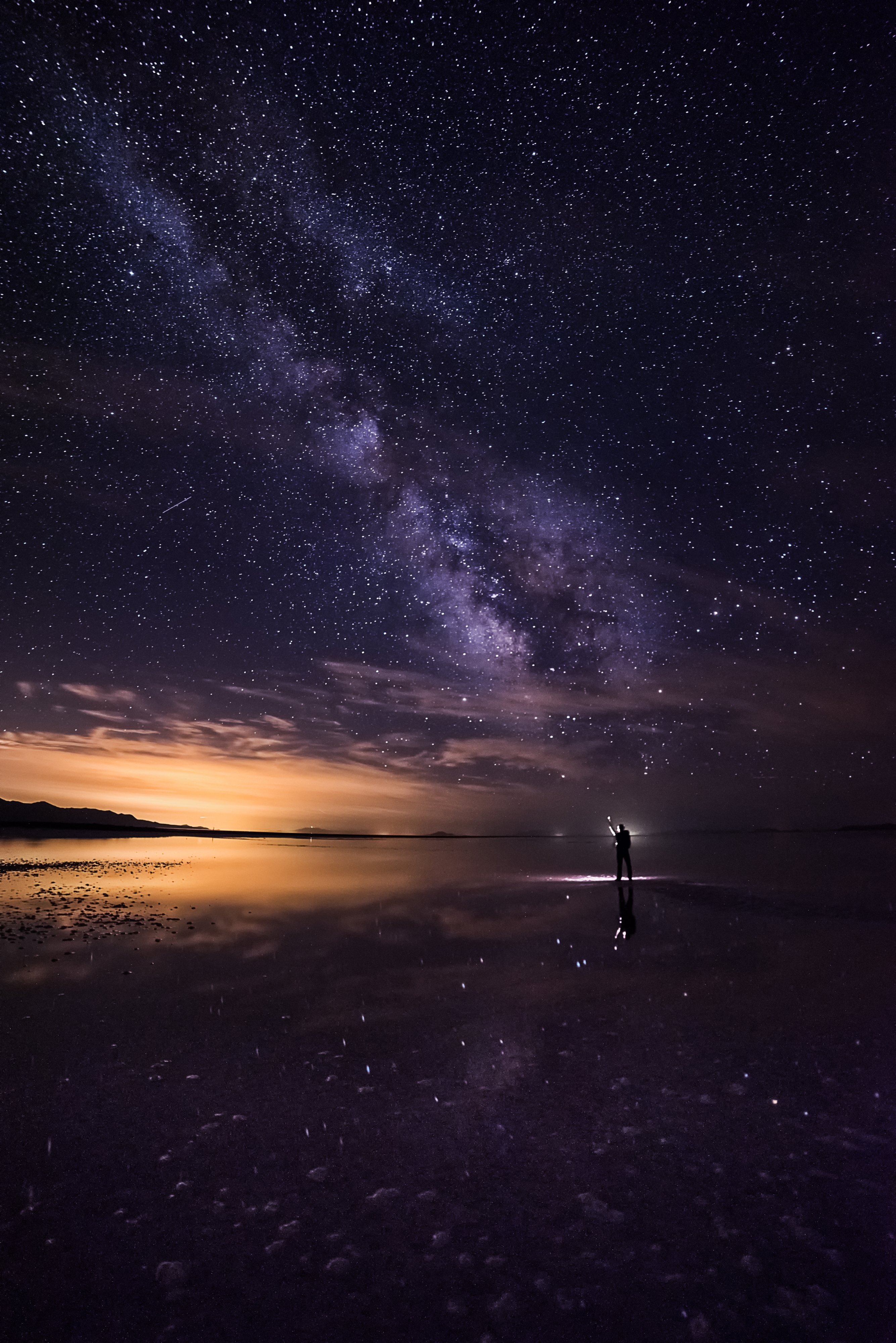 Camp by the Spiral Jetty