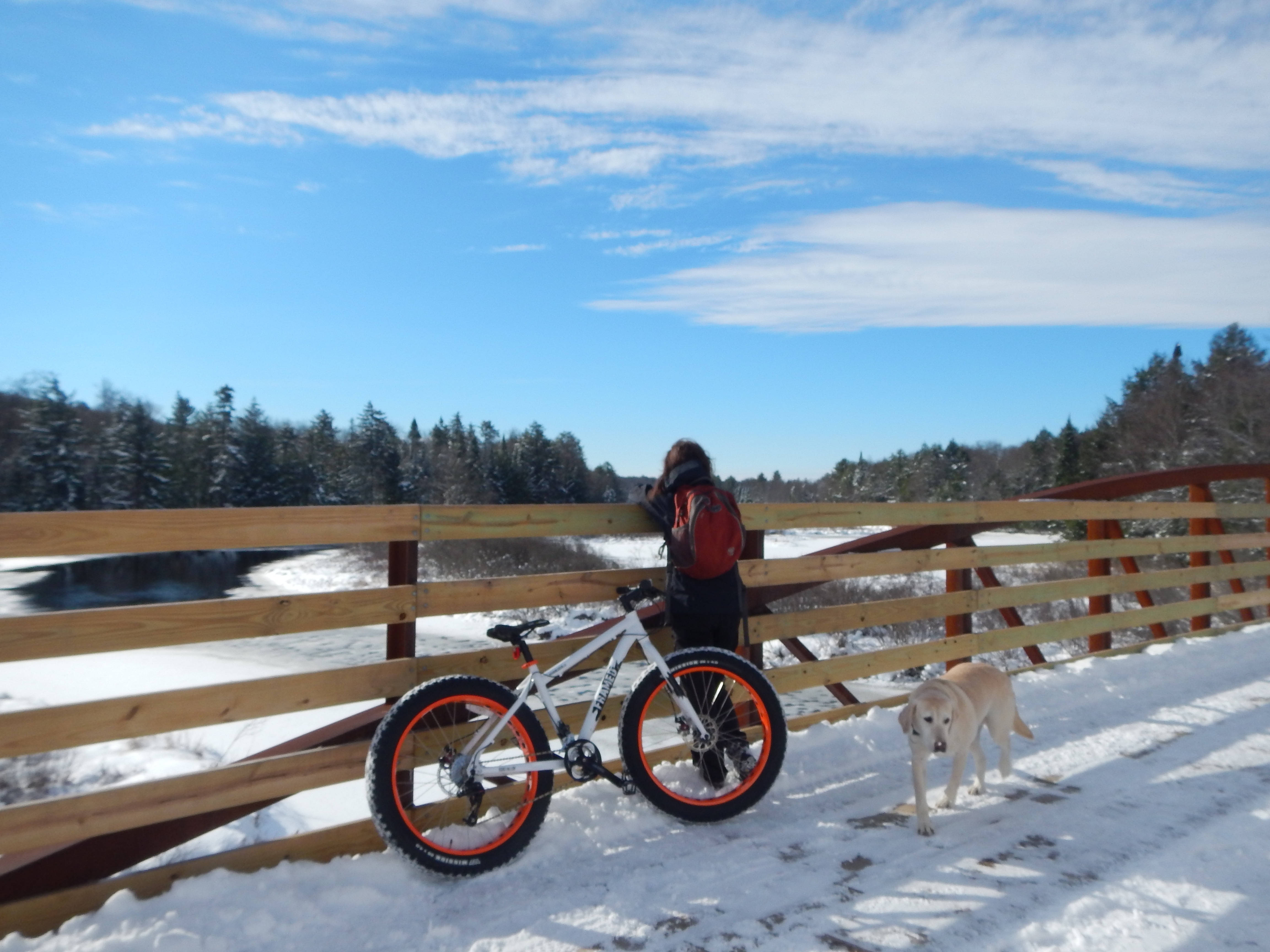 Fat Bike the TOBIE Pedestrian and Bike Pathway