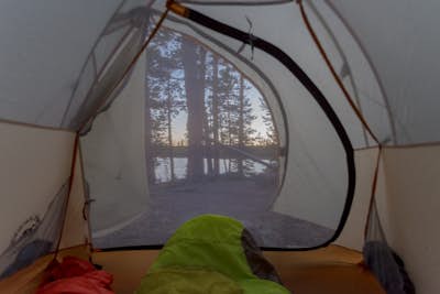 Camping at Ice Lake