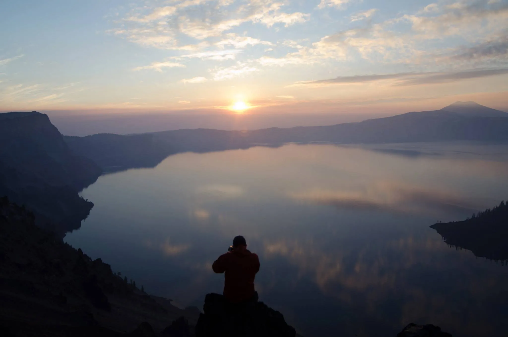 Watch the Sunrise at Crater Lake