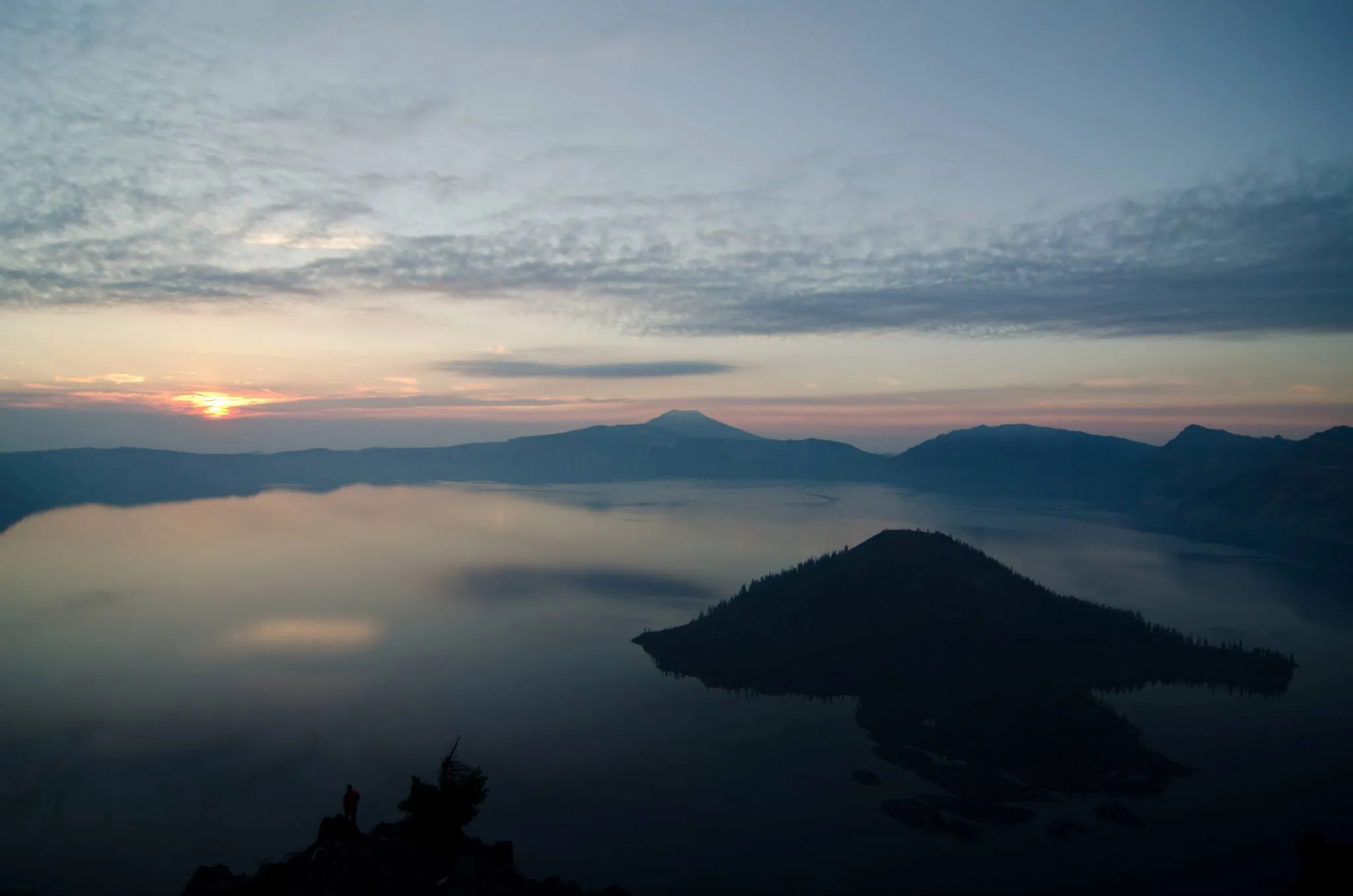 Watch the Sunrise at Crater Lake