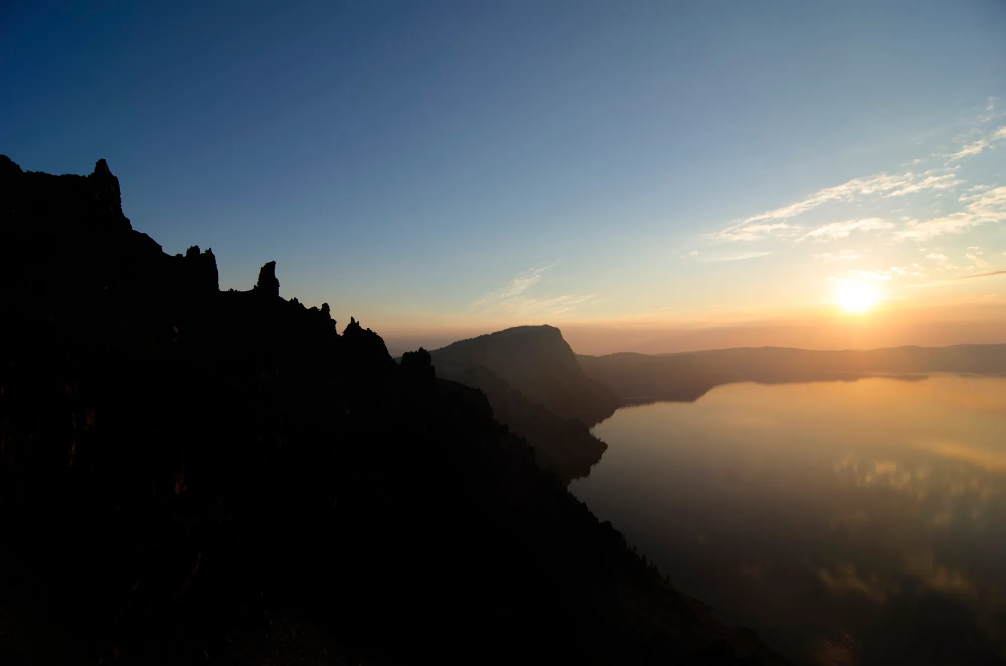 Watch the Sunrise at Crater Lake