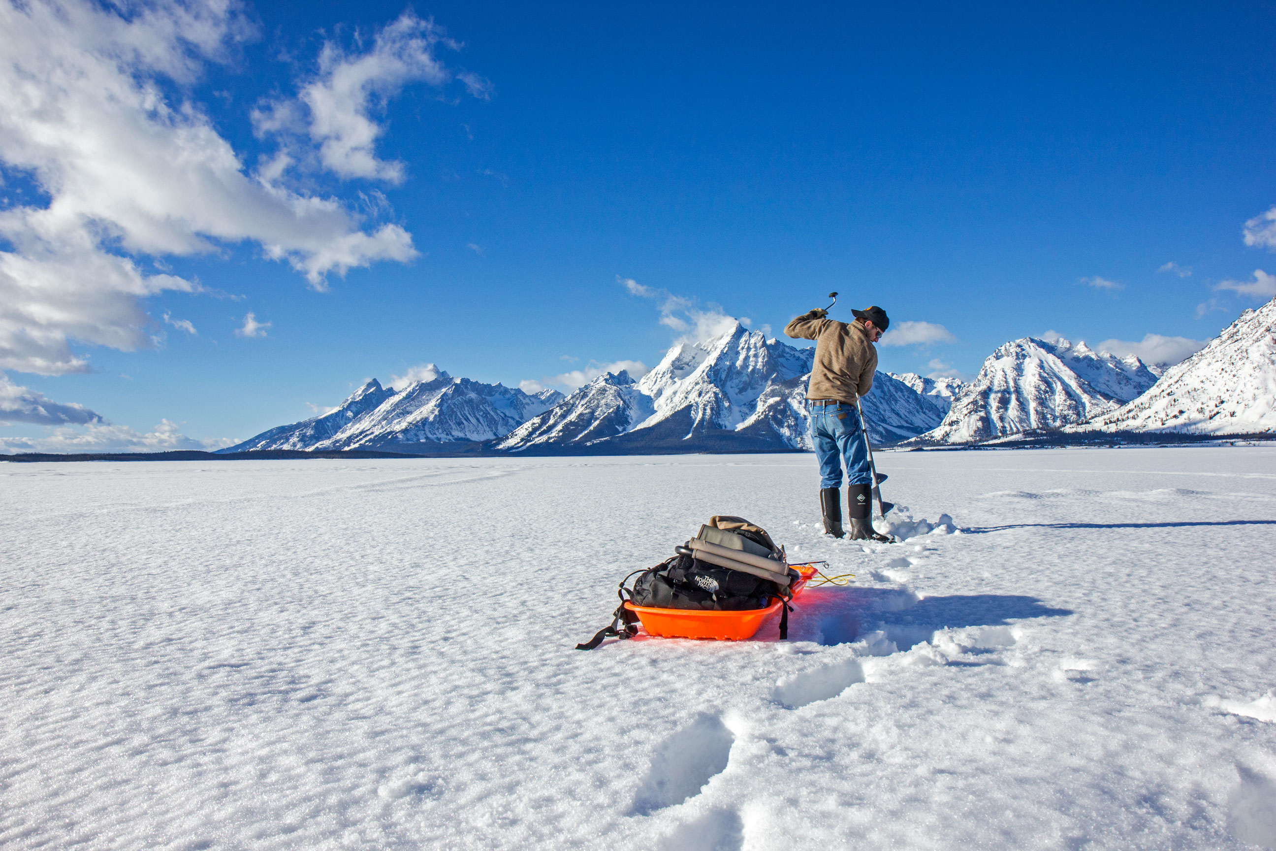 Photo of Ice Fishing on Jackson Lake