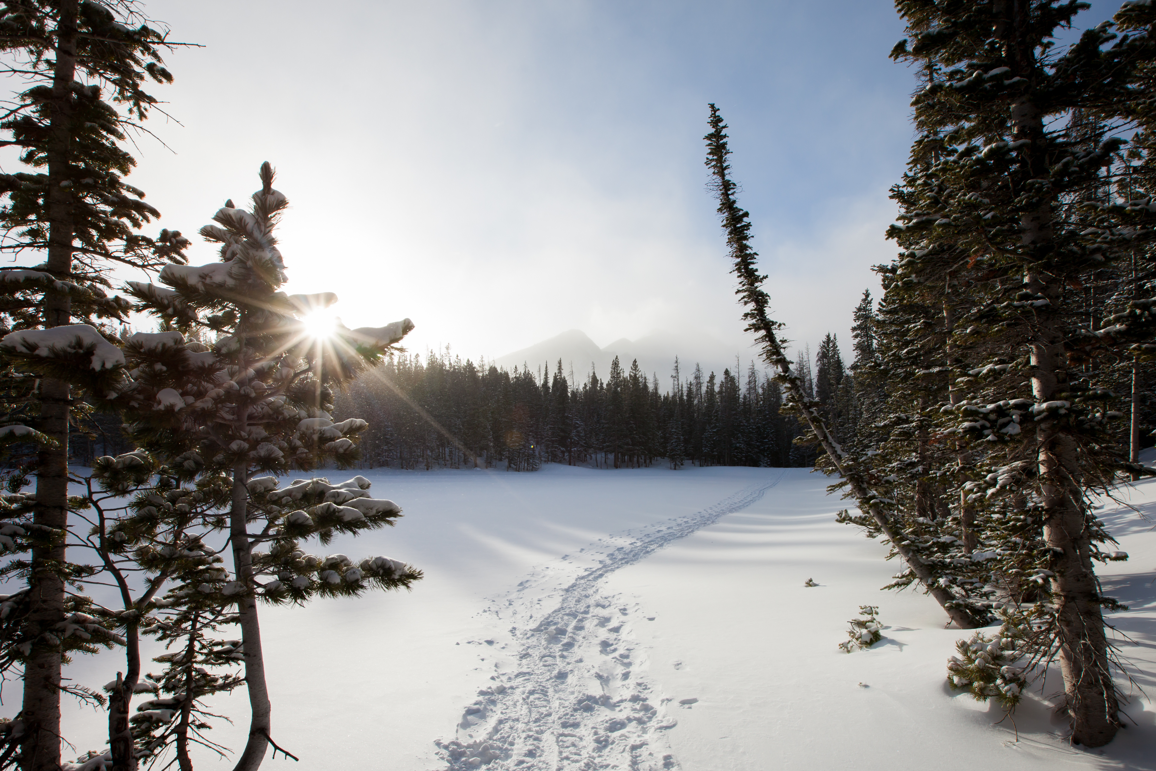 Snowshoe to Emerald Lake, Estes Park, Colorado